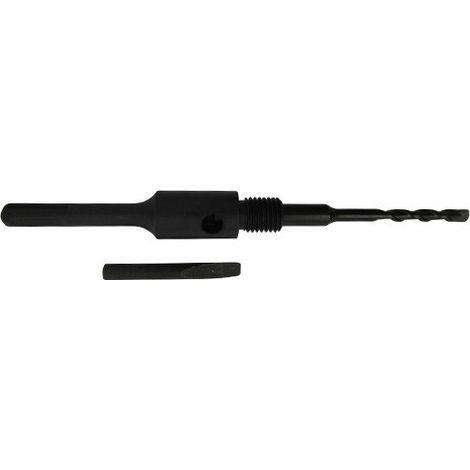 Diamwood Kit Porte-Trépan M16 x Q. SDS+ avec Foret Pilote - Diamètre 6,5 mm - Longueur 120 mm - Parfait pour BTP - Outil Durable et Précis (1/3)