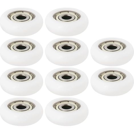 Nylon Pulley Carbon Steel Pulley Ball Bearing Pulley Furniture Accessories Sliding Glass Doors 5x23x7mm