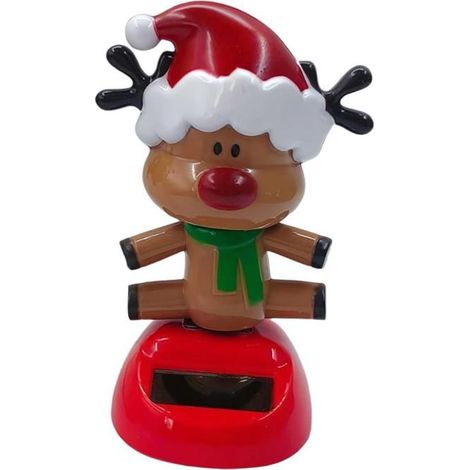 Jouets de Noël pour tableau de bord, figurine solaire dansante, ornements de Noël, danseur animé, jouet dansant(Le produit correspond à la première photo)
