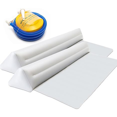 2 Rails de Lit Gonflables, 2 Pack Protège-lit/Pare-Chocs de Lit Bébé sûr et Portable, Imperméable Antichute Barrière De Lit pour Bébés et Personnes âgées, Convient à Tous Les Lits (1/5)