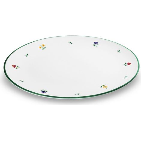 Gmundner cerámica flores esparcidas, fuente oval (33x26cm)