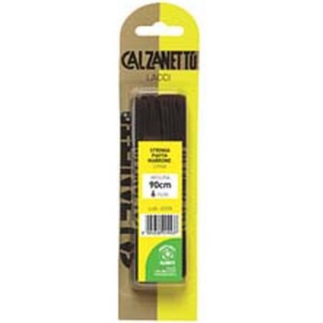 6BL LACCIO SCARPA PIATTO NERO CM.90 - in blister da 2 paia