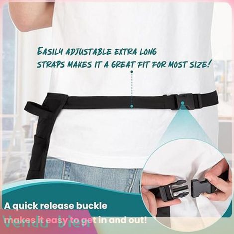 Garosa Tablier de travail à la taille Tablier de Travail Multi-poches Tablier de Taille avec Sangle Réglable outillage (vide) (1/4)
