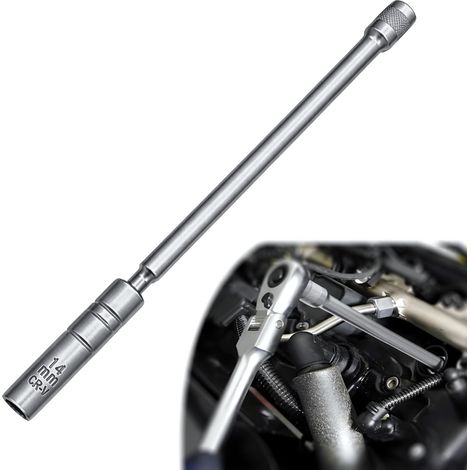 3/8" Drive 12 Points Clé à Bougie, Douille Bougie 14mm (1/5)