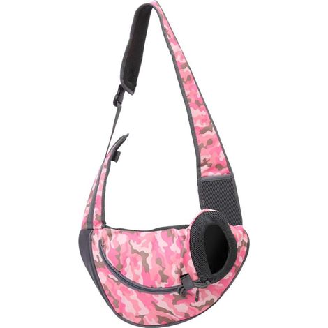 1 Sac de transport pour animal domestique, Sangle réglable, Tissu Oxford et Mesh, Chien Chat jusqu'à 2,5kg, Voyage Plein air.