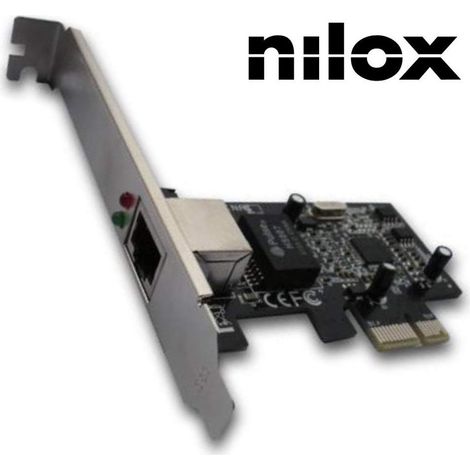 Nilox Scheda Di Rete Pci-Express 10/100/1000 Mbps Gigabit Ethernet Rj45