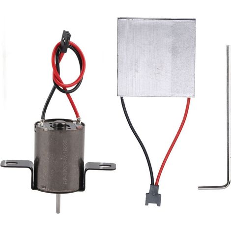 Ensemble de moteur de feuille de générateur de ventilateur de cheminée universel, pièce accessoire de ventilateur alimenté par la chaleur pour un usage domestique (1/5)