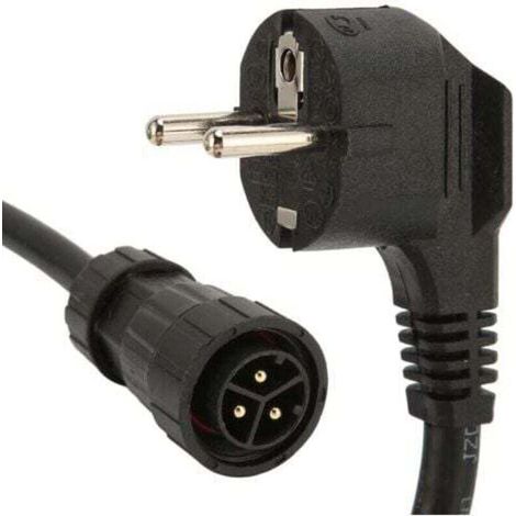 Gugxiom Cable Solaire EU 220V AC, Câble Solaire 3 X 1,5 Mm², Câble Photovoltaïque de 3 M pour Micro-onduleur WVC 600 700 1200 1400 1600, Utilisé dans Les Onduleurs pour Centrales électriques de Balcon (1/4)
