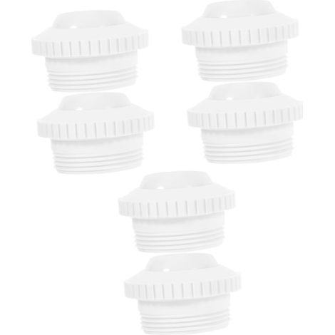 6pièces Jet De Sortie Eau pour Piscine Raccord De Massage Rotatif pour Spa Accessoire De Remplacement pour Bains à Remous Et Piscines