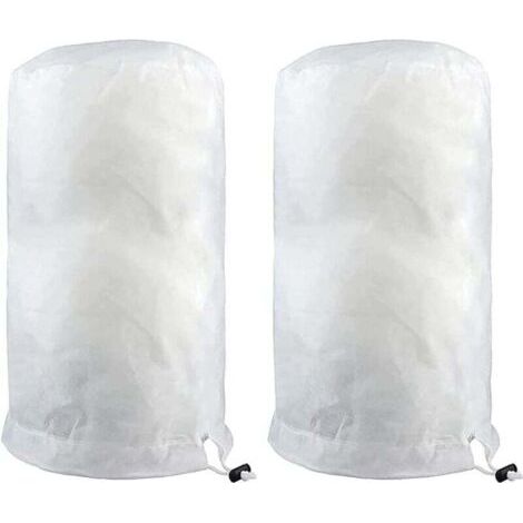 BUNTHAUS PA Voile d'hivernage,Lot de 2 housses de protection contre le gel pour plantes avec fermeture éclair 140 x 200 cm - Couverture chaude pour protéger les arbres fruitiers et les plantes Voile d (1/4)