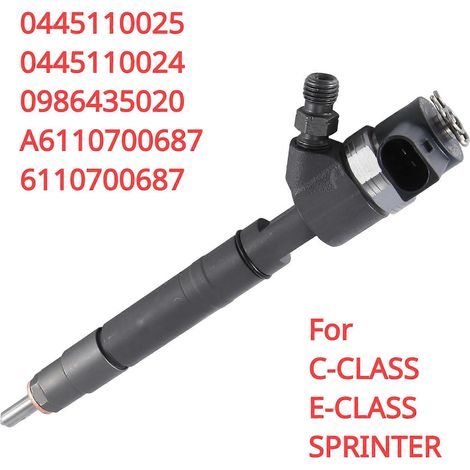 Injecteur diesel neuf pour Mercedes-Benz Classe C, Classe E, Sprinter A6110700687 0445110025 (1/4)