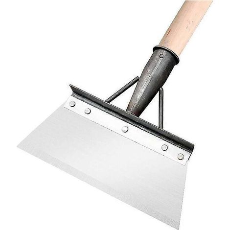 Pelle de jardin multifonctionnelle, pelle de nettoyage en acier inoxydable pour désherber et enlever la mousse, jardin extérieur (1/5)