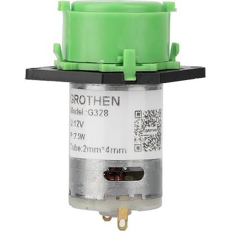 12V Dosierpumpe DIY Peristaltikschlauchkopf für Aquarienlabor-Chemieanalyse (grün 24)