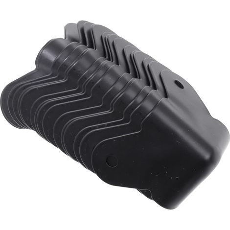 Lot de 16 protections d'angle métalliques pour enceintes, noires (1/5)