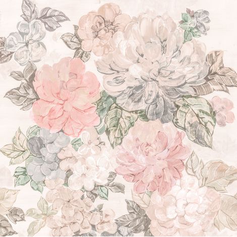 Papier peint panoramique romantique Gardenia (1/5)