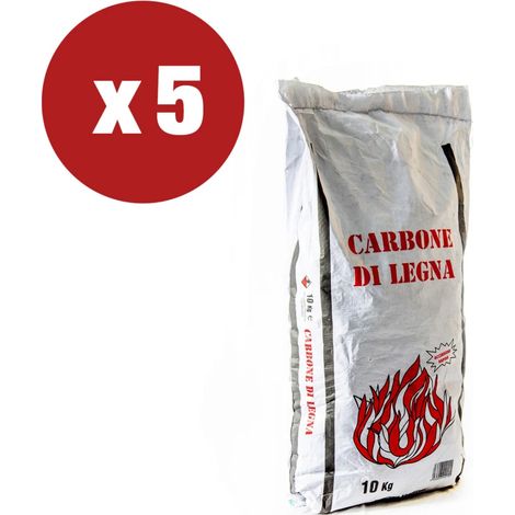 5 pezzi carbonella 10 kg