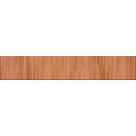 Tapis de sol,Tapis rectangulaire marron 70x400 cm bambou CFW748774 (1/5)