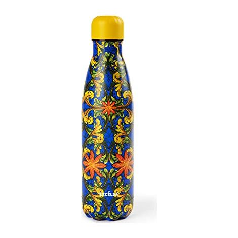 Excelsa Trinacria bottiglia borraccia acciaio termica 50 cl (1/2)