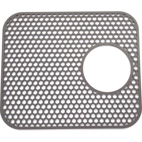 Tapis De Fond D'éVier En Silicone, Tapis De Protection En Silicone Pour éVier De Cuisine Tapis D'éVier Pour ProtéGer, 34x29 cm, Pour Plancher De Cuisine éVier En Porcelaine En Acier Inoxydable