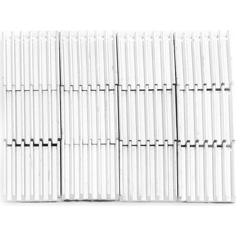 12-teiliger Mini-Aluminium-Kühlkörper 14x14x6mm mit doppelseitigem Klebeband (1/5)