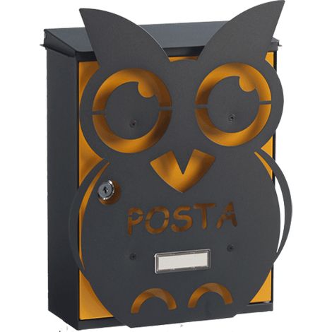 Ma plaque hibou en fonte ALUBOX