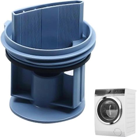 Filtre à peluches compatible avec les lave-linge et sèche-linge Siemens, pièce détachée pour lave-linge et sèche-linge, bouchon de pompe de vidange, Bl (1/4)