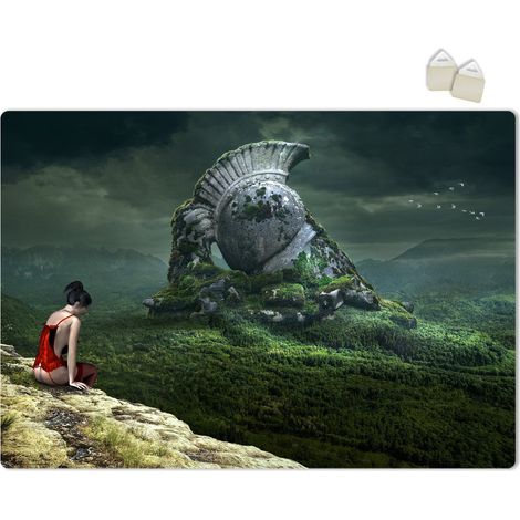 LA MORTE DEL GUERRIERO - POSTER en PVC de 3 mm - Dimension : 70x100 cm