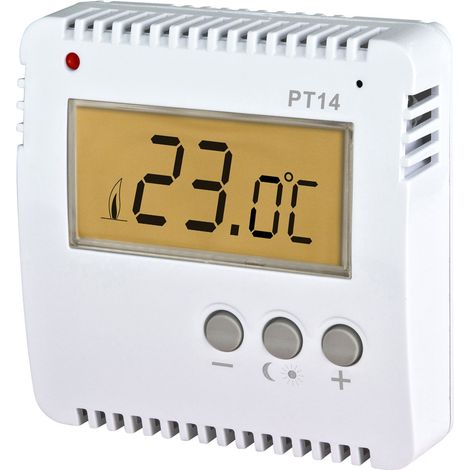 Thermostat d'ambiance apparent EOB PT14, numérique