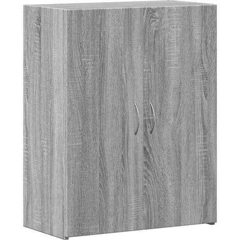 Maison Exclusive - Armario archivador madera ingeniería gris Sono