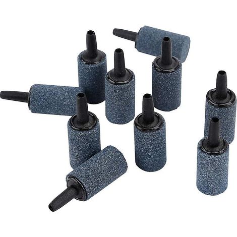 paquet De 10 Sprudelstein Fr Aquarium Cylindre Bulle Diffuseur-2,5 Cm Outil De Libration Pour Nano Pompes  Air Petits Seaux Et Aquariums