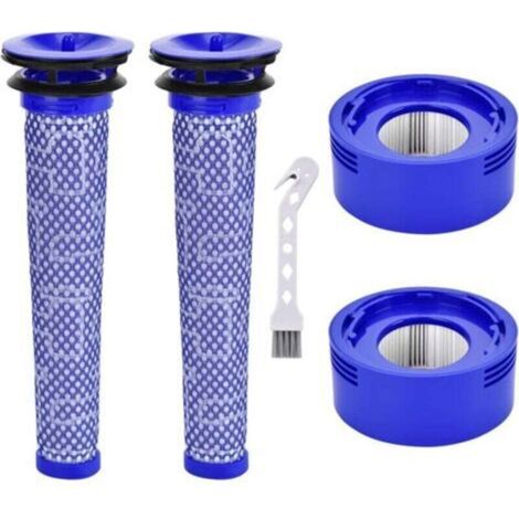 Filtres De Rechange Pour Aspirateur Dyson V7, V8 Animal Absolute Motorhead, 2 Post-Filtres Hepa Et 2 Pré-Filtres, Remplacez Les Pièces 965661-01 Et 967478-01