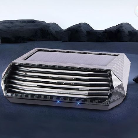 Solarbetriebener Auto-Luftreiniger mit USB-Ladefunktion und Ozon-Geruchsbeseitigung (1/5)