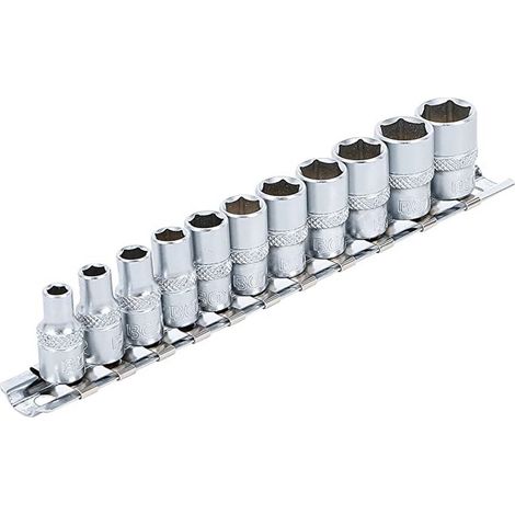 11 douilles standard carre 1/4 aux pouces 6 pans bgs de 3/16 à 1/2 (1/3)