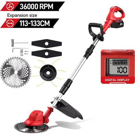 Tagliaerba Elettrico da 4000W, 36.000 giri/min, Tagliabordi a Batteria, Attrezzo da Giardino Elettrico per Batteria Makita 18V (batteria non inclusa)