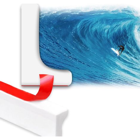 Seuil de Douche Barrage D'eau, 200 cm Pliable Barriere de Douche (1/5)
