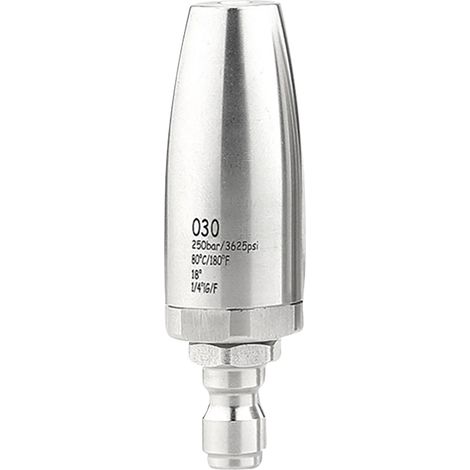 Buse En Acier Inoxydable - Buse Rotative 360° Pour Nettoyeur Haute Pression - Compatible Lavage Voiture Moto Mobilier Extérieur - Diamètres 30 mm 35 mm 40 mm - Lot De 1 (1/5)