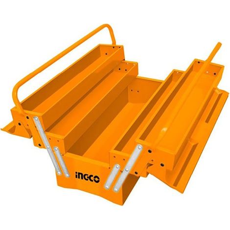 Cassetta porta attrezzi in acciaio 495x200x290 mm Porta utensili - Ingco HTB02 (1/4)