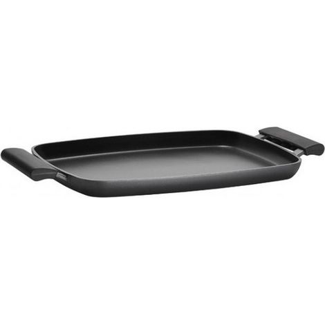 Plaque grill - INOXIBAR - Spéciale four - aluminium fondu - antiadhésif Greblon - four 220°C