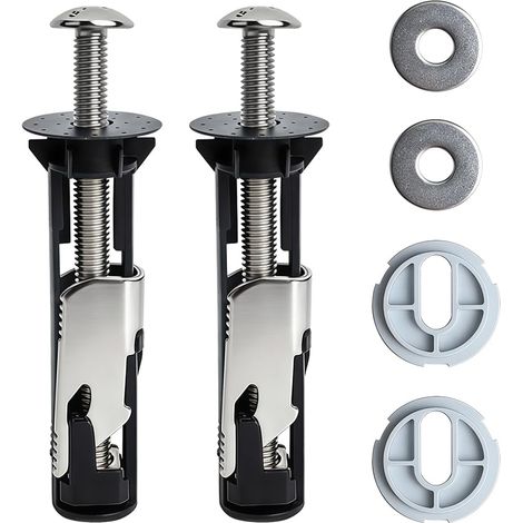 Toilet seat with fixing screws for toilet seat (1/5)