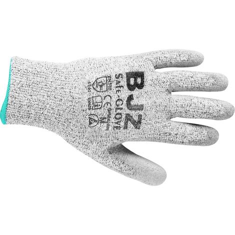 BJZ A-64488 ESD-Handschuh schnittfest Kleider-Größe: XL Polyethylen, Nylon, Elasthan, Carbonisierte