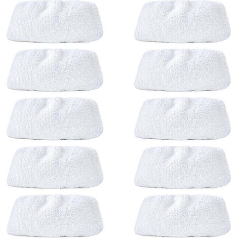 Basics Universal-Mikrofasertücher für Dampfreiniger, waschbare Ersatztücher, 10er-Packung (1/5)