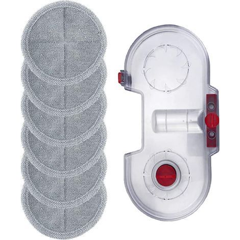Elektrischer Wischmopp-Wassertank für Dyson V7 V8 V10 V11 Staubsauger mit 6 Reinigungstüchern (1/5)