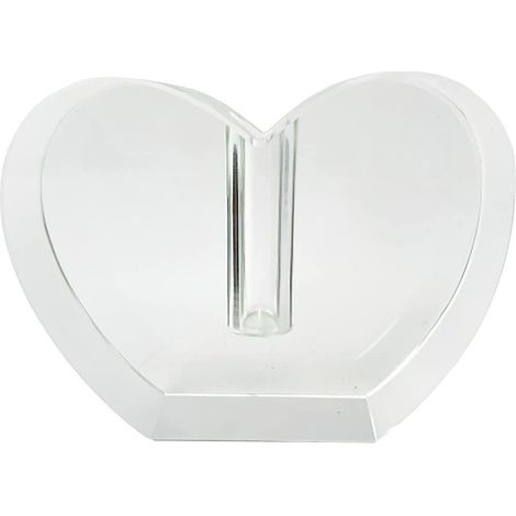 Support bougie Sana en verre élégant - Verre transparent élégant (1/5)