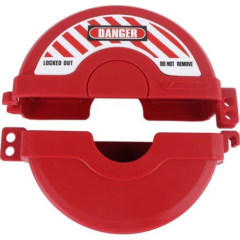 Verrou de vanne de porte Standard, volant à main fixe, disque en plastique d'ingénierie, sécurité, 2 pièces (1/5)