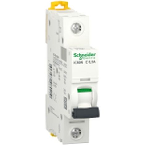 Interruptor automático iC60N SCHNEIDER 1 polo 0,5A 230V tipo C.