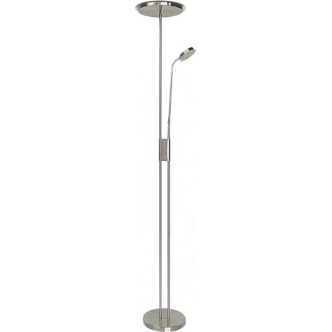Boden de Wohnzimmer antares 20w+7w 4000k w / nickel Leser 183x25x25 cm taktile w / Dimmer & Speicher (1/2)