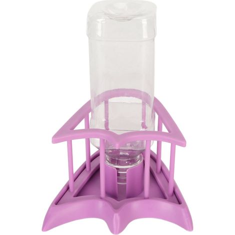 Distributeur automatique d'eau pour reptiles, distributeur de buveur de clôture violet sûr avec bouteille pour fournitures de lézard S NW-14 (1/5)