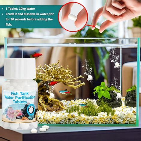 KineShineX Aquarienwasserreinigungstabletten – Beseitigt fischigen Geruch und trübes Wasser ohne Wasserwechsel (1/5)