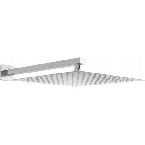 Mexen Slim Kopfbrause 30 x 30 cm mit Duscharm, Chrom - 79130112-00
