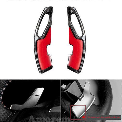 Palettes de changement de vitesse au volant en fibre de carbone pour Lexus NX IS RC IS200t IS300 NX300 RC350 2015-2021 F SPORT, fabriquées en fibre de carbone forgée. (1/5)